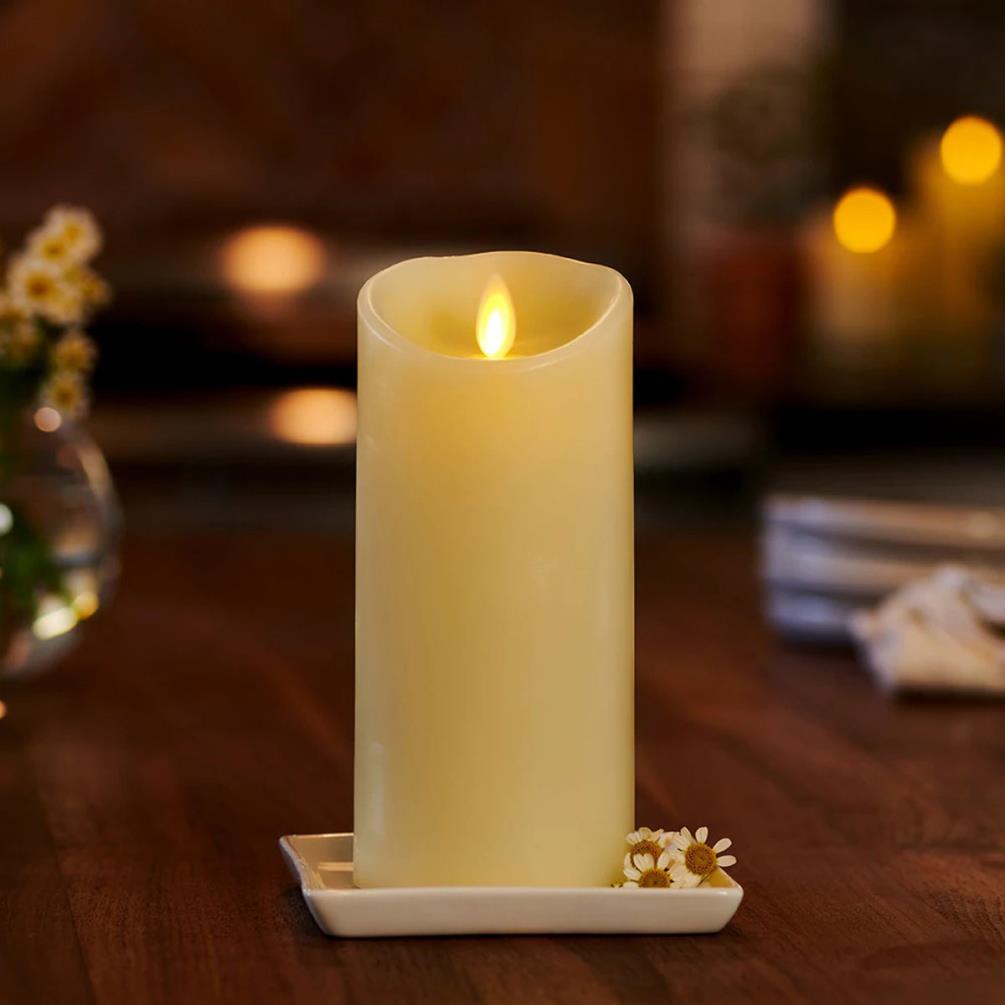 Luminara Ivory LED Dinner Candle 17cm x 8cm Extra Image 1